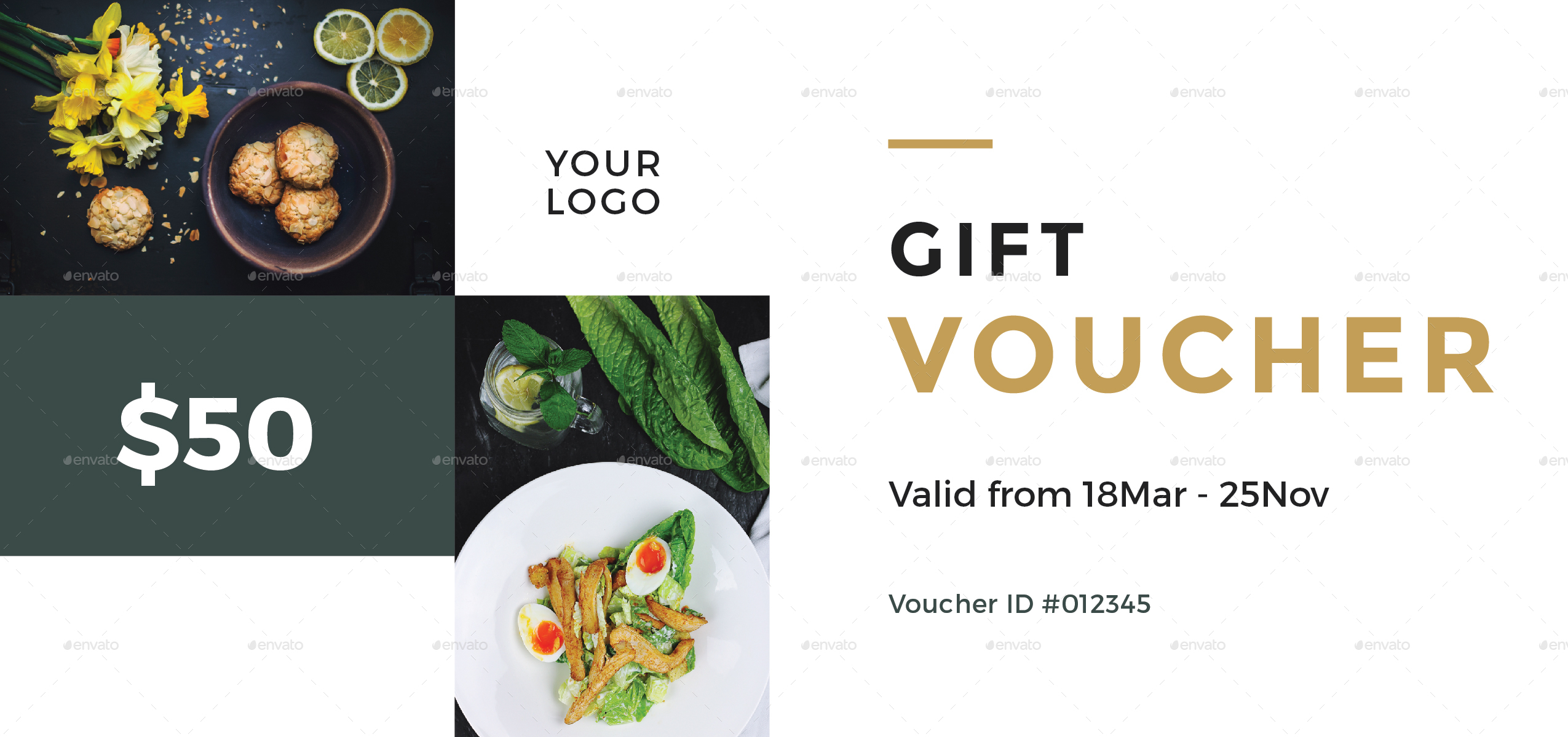 Restaurant Voucher by infinite78910 GraphicRiver